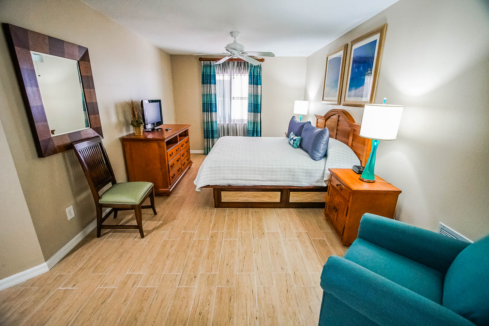 A pleasant 1 bedroom unit at VRI's The Resort on Cocoa Beach in Florida.
